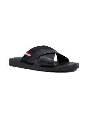 Tommy Hilfiger Skórzane klapki CRISS C
