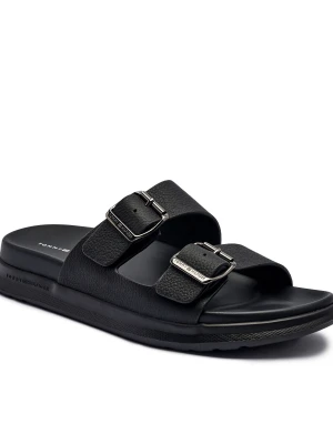 Zdjęcie produktu Tommy Hilfiger Skórzane klapki DENSITY czarny