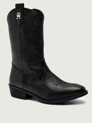 Tommy Hilfiger Skórzane kowbojki