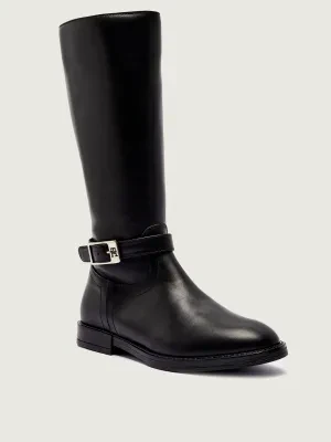 Tommy Hilfiger Skórzane kozaki