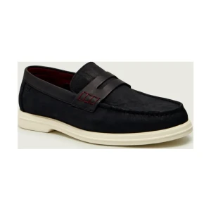 Tommy Hilfiger Skórzane loafersy HILFIGER MIX