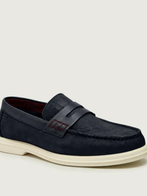Tommy Hilfiger Skórzane loafersy HILFIGER MIX