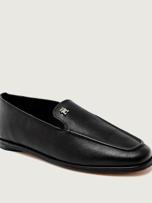 Tommy Hilfiger Skórzane mokasyny czarny