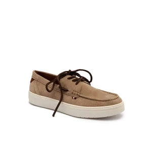 Tommy Hilfiger Skórzane mokasyny Light Hybrid Suede Boat S