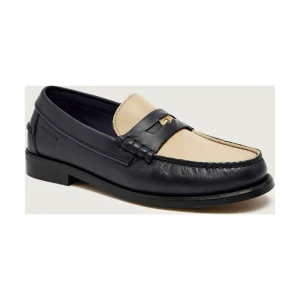 Tommy Hilfiger Skórzane mokasyny PENNY CRUST TH x F.C. Liverpool