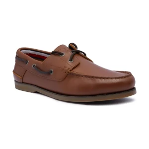 Tommy Hilfiger Skórzane mokasyny Th Boat Shoe Core
