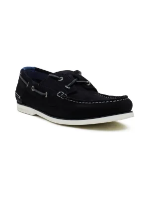 Tommy Hilfiger Skórzane mokasyny TH BOAT SHOE CORE SUEDE