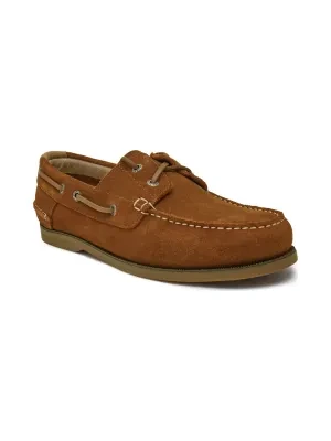 Tommy Hilfiger Skórzane mokasyny TH BOAT SHOE CORE SUEDE
