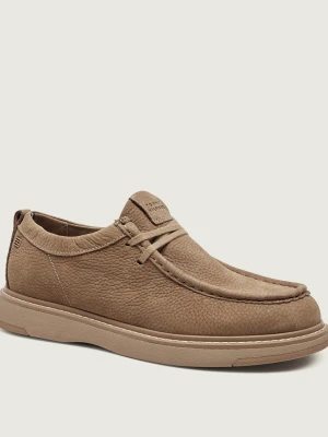 Tommy Hilfiger Skórzane półbuty beżowy