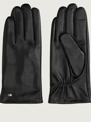 Tommy Hilfiger Skórzane rękawiczki