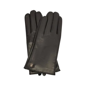 Tommy Hilfiger Skórzane rękawiczki | z dodatkiem wełny