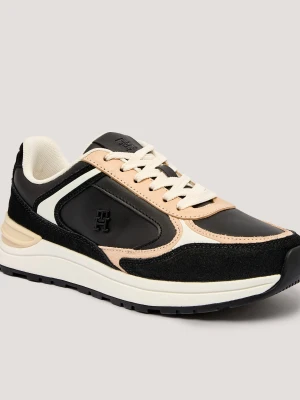 Tommy Hilfiger Skórzane sneakersy CASUAL FASHION RUNNER