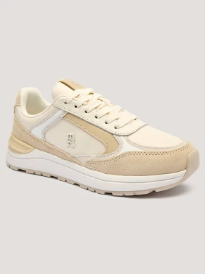 Tommy Hilfiger Skórzane sneakersy CASUAL FASHION RUNNER