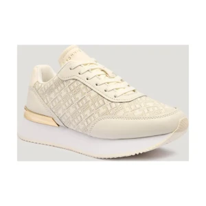 Tommy Hilfiger Skórzane sneakersy CHIC MONOGRAM RUNNER