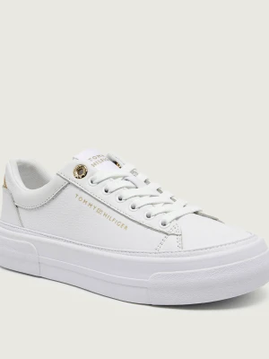Tommy Hilfiger Skórzane sneakersy FOXING