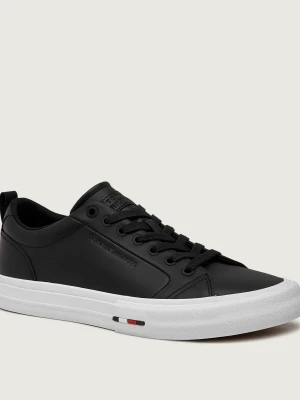 Tommy Hilfiger Skórzane sneakersy HARLEM STREET czarny