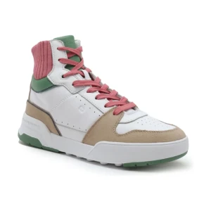 Tommy Hilfiger Skórzane sneakersy HIGH CUT SEASONAL