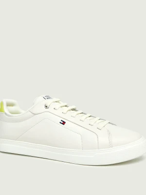 Tommy Hilfiger Skórzane sneakersy ICON COURT biały
