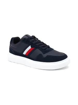 Tommy Hilfiger Skórzane sneakersy LIGHTWEIGHT LEATHER MIX CUP