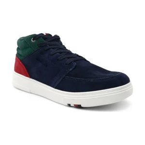Tommy Hilfiger Skórzane sneakersy MODERN CUPSOLE CHUKKA SUEDE