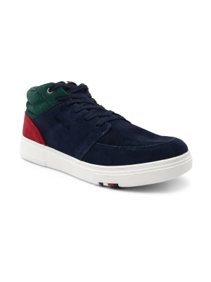 Tommy Hilfiger Skórzane sneakersy MODERN CUPSOLE CHUKKA SUEDE