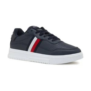 Tommy Hilfiger Skórzane sneakersy SUPERCUP STRIPES