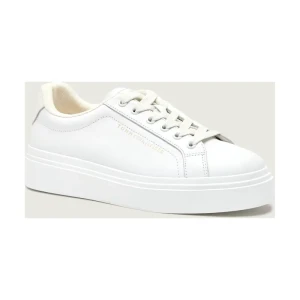 Tommy Hilfiger Skórzane sneakersy TH CHIC