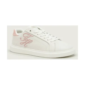 Tommy Hilfiger Skórzane sneakersy TH ICON | zamsz