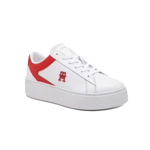 Tommy Hilfiger Skórzane sneakersy TH PLATFORM COURT