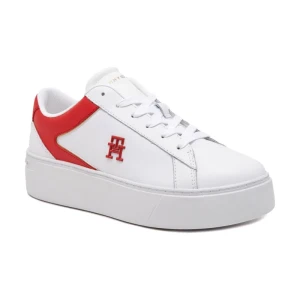 Tommy Hilfiger Skórzane sneakersy TH PLATFORM COURT