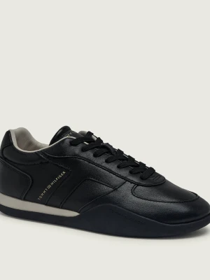 Tommy Hilfiger Skórzane sneakersy TH Vintage czarny