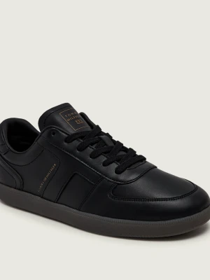 Tommy Hilfiger Skórzane sneakersy Tribeca czarny