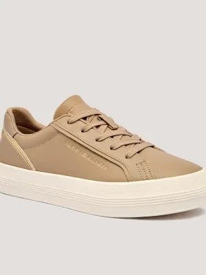 Tommy Hilfiger Skórzane sneakersy VULC FOXING