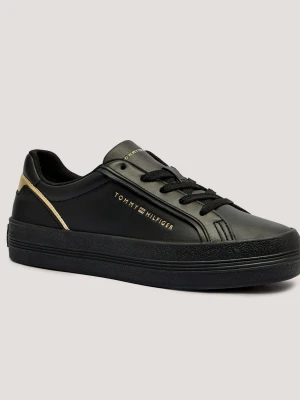 Tommy Hilfiger Skórzane sneakersy VULC FOXING