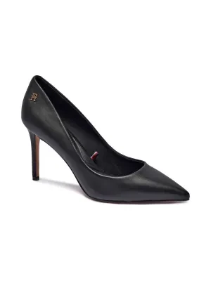 Tommy Hilfiger Skórzane szpilki ESSENTIAL POINTED PUMP