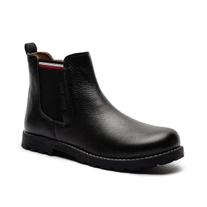 Tommy Hilfiger Skórzane sztyblety