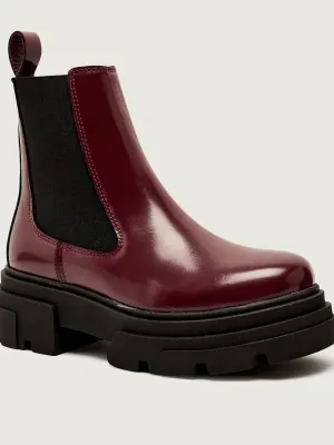 Tommy Hilfiger Skórzane sztyblety