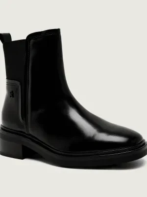 Tommy Hilfiger Skórzane sztyblety