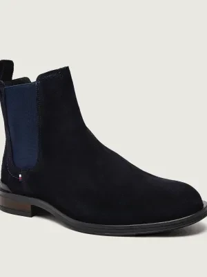 Tommy Hilfiger Skórzane sztyblety