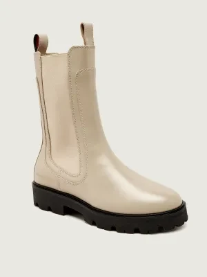 Tommy Hilfiger Skórzane sztyblety