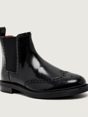 Tommy Hilfiger Skórzane sztyblety