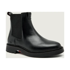 Tommy Hilfiger Skórzane sztyblety