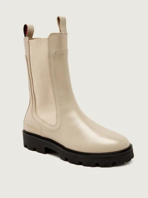 Tommy Hilfiger Skórzane sztyblety