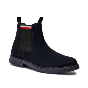 Tommy Hilfiger Skórzane sztyblety CHELSEA