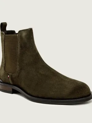 Tommy Hilfiger Skórzane sztyblety