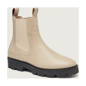 Tommy Hilfiger Skórzane sztyblety CHELSEA