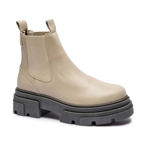 Tommy Hilfiger Skórzane sztyblety CHELSEA