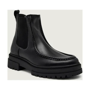 Tommy Hilfiger Skórzane sztyblety CHUNKY