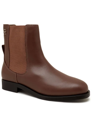 Tommy Hilfiger Skórzane sztyblety ELEVATED ESSENT THERMO BOOTIE
