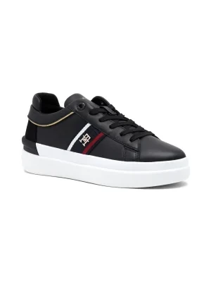 Tommy Hilfiger Skórzane trampki CORP WEBBING COURT